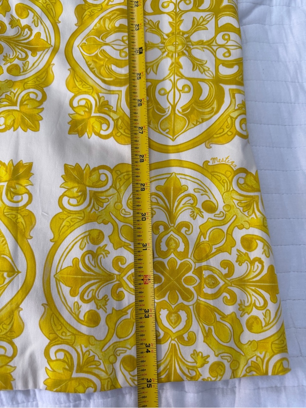 Mestiza Fiona Reversible Shift Mini Dress -Yellow - Picture 8 of 12